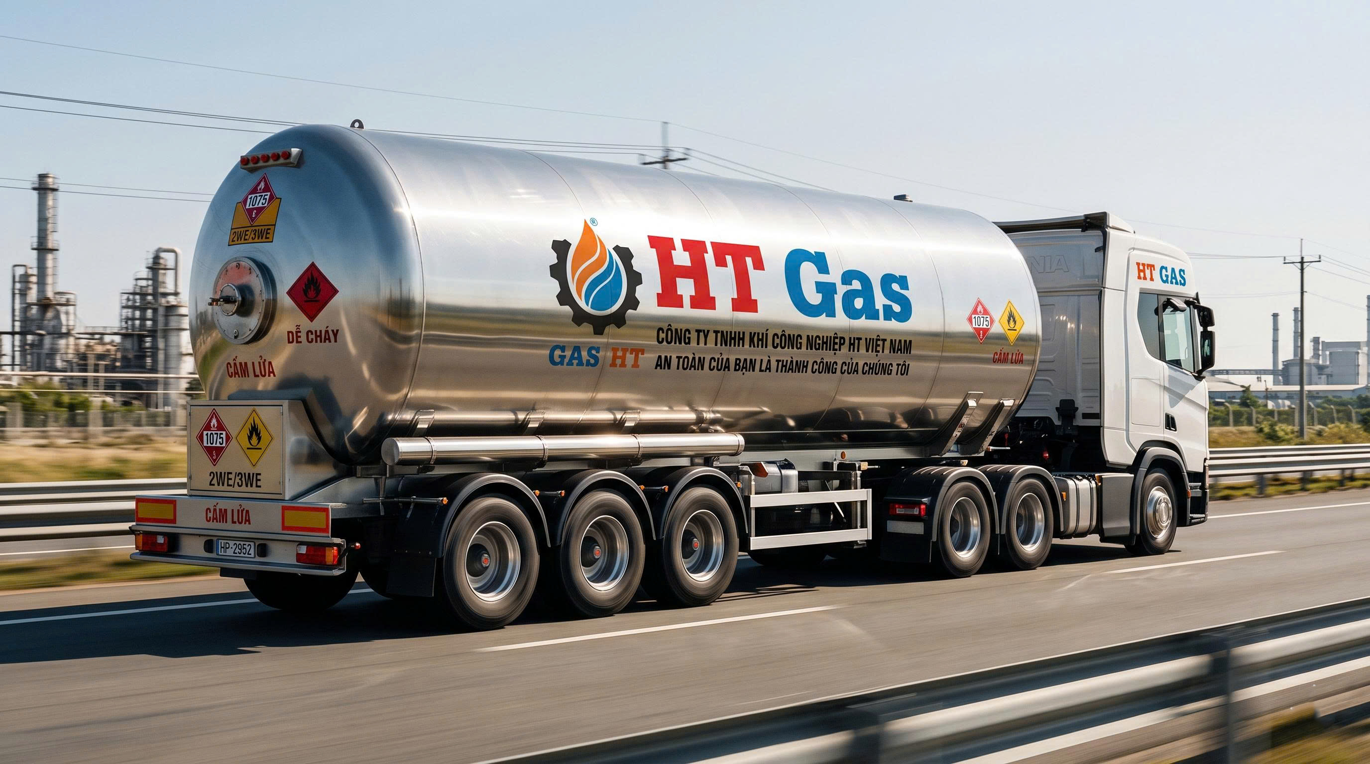 Tiêu Chuẩn Xe Bồn Vận Chuyển Gas Công Nghiệp (LPG) An Toàn